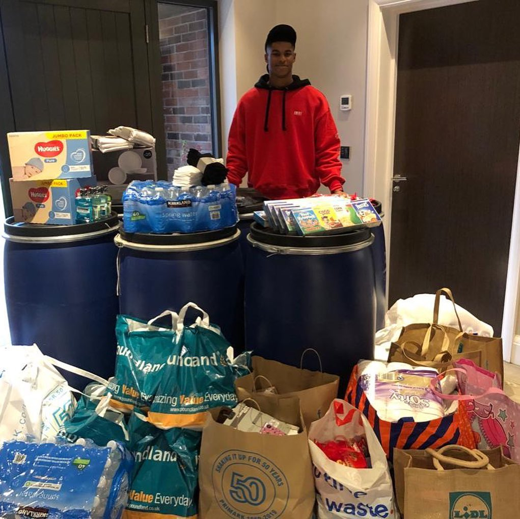 Marcus Rashford has revealed the success of his campaign to help Manchester's homeless