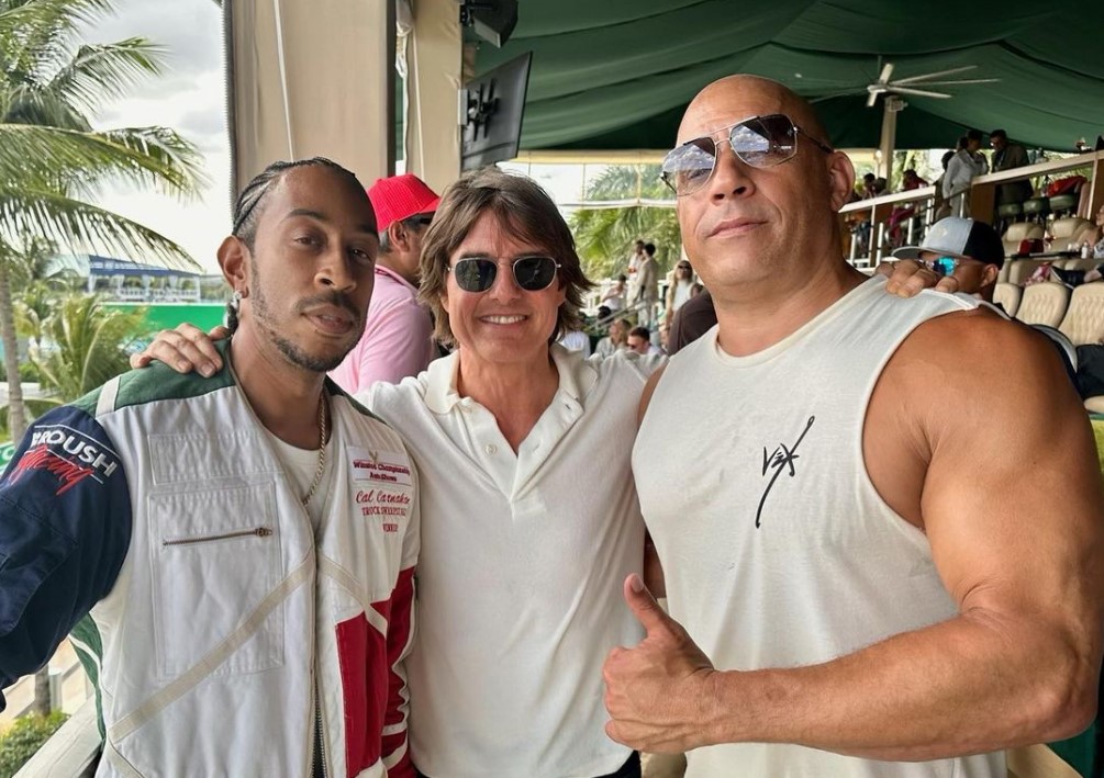 Vin Diesel and Tom Cruise pose at Miami F1, fans demand Fast X cameo |  Metro News