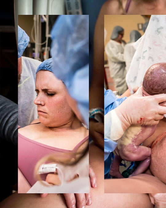 Stunning Photos Capture The Special Moments Of Twins’ Birth