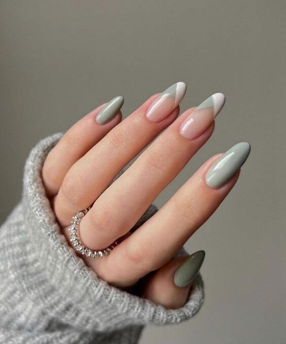 Más de 30 impresionantes diseños de uñas en gris para que sean neutrales - 209