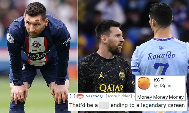 Fans blast Lionel Messi after reports his 'soulless' £522MILLION move to Saudi  Arabia from PSG has been agreed, with the Argentine superstar criticised  for 'sportswashing human rights abusers' | Flipboard