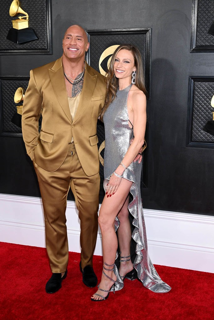 Dwayne Johnson, Lauren Hashian, Grammy Awards, Sandals, Loafers 